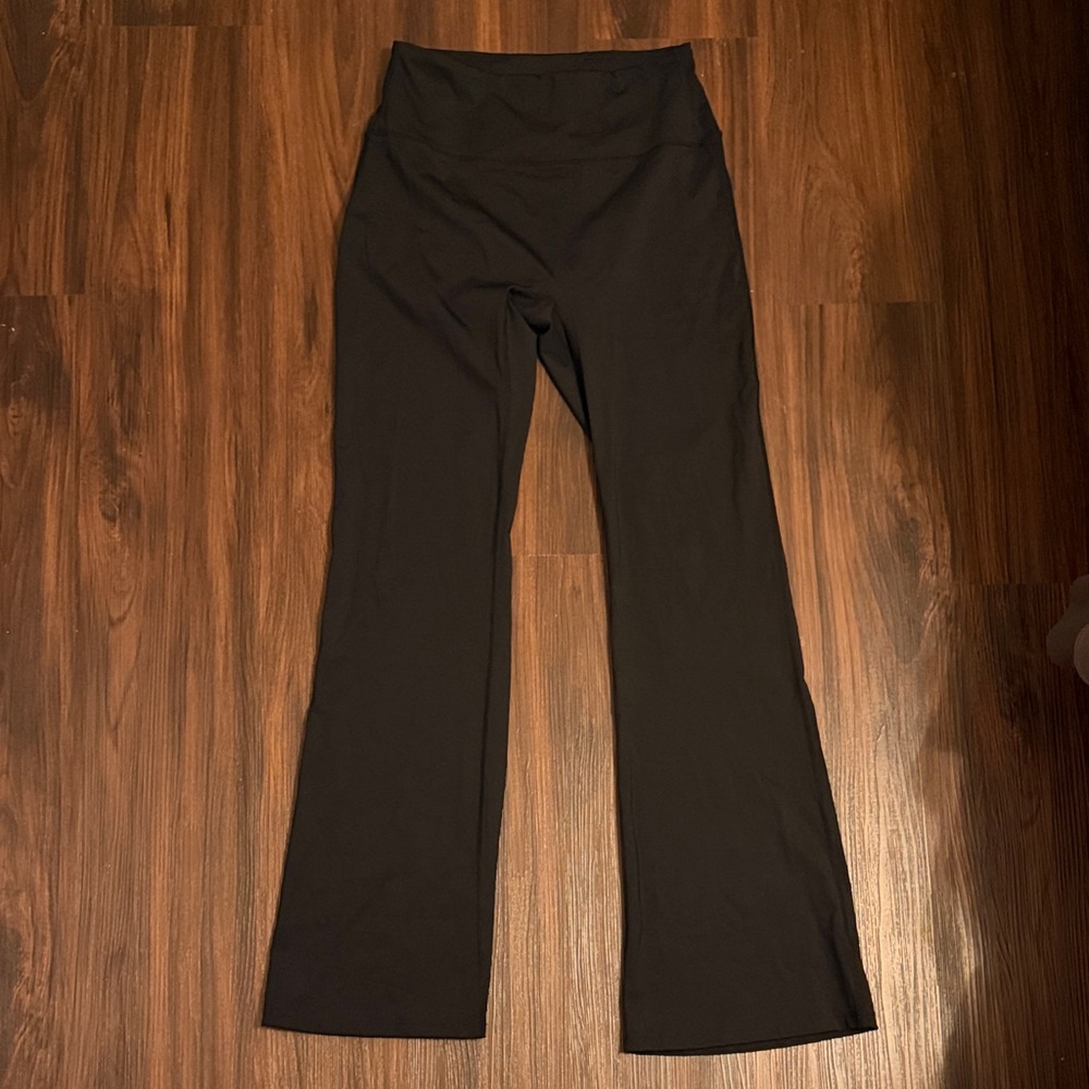 lululemon athletica Black Wide-Leg Yoga Pants